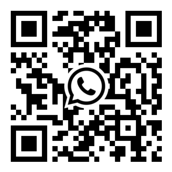 QR code to chat with Gibson on WhatsApp